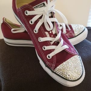 Unisex Converse All Star OX Maroon Sz 8Men 10Women